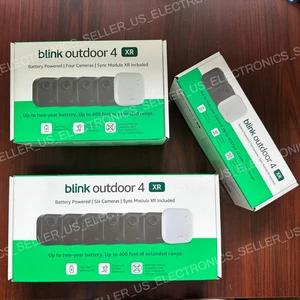 Blink Outdoor 4 XR Battery Powered with Sync Module XR Included 2/4/6 Cameras - Picture 1 of 23