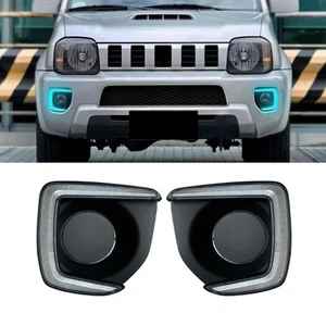 LED DRL Fog Lights Turn Signal Headlight Upgrade Fits for 2012-2018 Suzuki Jimny - Picture 1 of 6
