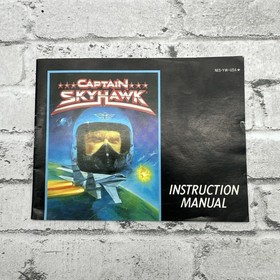 Aut&eacute;ntico manual de instrucciones CAPTAIN SKYHAWK SOLO NES NINTENDO