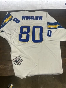 Camiseta Mitchell & Ness 1981 Kellen Winslow San Diego Chargers 54 hecha en Estados Unidos - Imagen 1 de 11