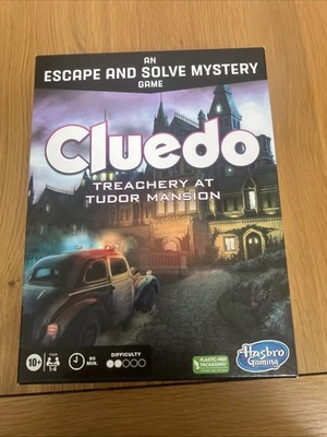 Cluedo Treachery at the TUDOR Mansion Board Game Escape Solve Edition BRAND NEW - Image 1 of 3