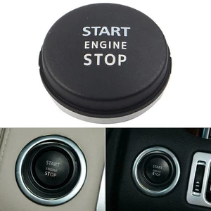 Start Stopp Motorschalter Druckknopfabdeckung Schwarz für Land Rover Range Rover - Picture 1 of 9