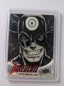 2018 Upper Deck Daredevil Bullseye 1/1 Sketch By Matthew Sutton - Picture 1 of 2
