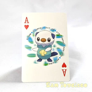 Pokémon BW Playing Card Poker Game - Oshawott Card 3.5in Unova Nintendo 2010 - Picture 1 of 2