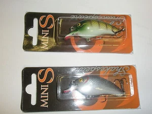 Shakespeare 2 X Mini GROSSE S Prise Leurre 6cm 7.5g Gardon Et Perche Pêche - Photo 1/1
