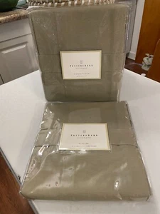 Pottery Barn Sailcloth Panel 44x84 inch Set of 2 New Sealed Tab Top 100% Cotton - Picture 1 of 5