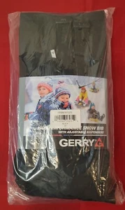 Gerry Kids Performance Black Snowbib With Adjustable Suspenders NEW Black Sz 3T - Picture 1 of 4