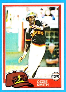 OZZIE SMITH 1981 Topps #254 (ex-como nuevo) San Diego Padres (A) - Imagen 1 de 2