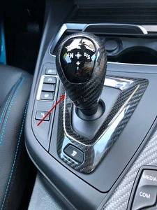 100% echt Carbon Gangschalter Knauf Abdeckung Blenden passend BMW M2 M3 M4 F80 - Picture 1 of 9