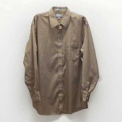 Camisa de vestir informal ENRO para hombre 17,5 35/36 alta bronceada clara abotonada manga larga Foto 1 de 4