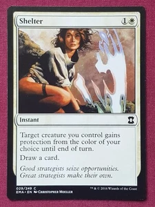 Magic The Gathering ETERNAL MASTERS SHELTER white card MTG - Picture 1 of 2