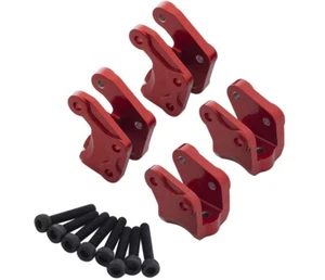 Red Alloy Front & Rear Linkage Mounts for Axial 1/10 RBX10 Ryft 4WD Rock Bouncer - Picture 1 of 1