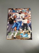 Vintage Sep 1991 Beckett Football Card Monthly Issue #18 Warren Moon Magazine 