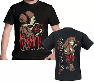 Camiseta Korn Oficial Follow The Leader Logotipo Rock Metal Band Álbum S-2XL Nueva - Imagen 1 de 49