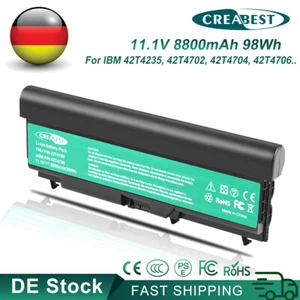 51J0498,51J0499,57Y4185 98Wh Akku Für Lenovo ThinkPad L410 T410 W510 SL510 SL410 - Afbeelding 1 van 12