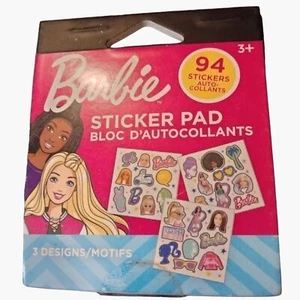 Barbie Sticker Pad With 94 Kids Crafts Scrapbooks Junk Journal Party Favor - Picture 1 of 5
