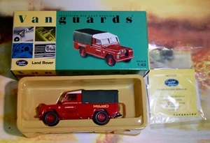 Vanguards Die-Cast 1/43 Scale VA07600 Land Rover Series II Midland Red - Picture 1 of 1