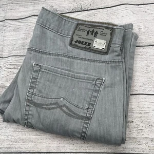 Cash on Delivery by Joker Gray Freddy Jeans Pants 33x32 (34x31 actual) - Picture 1 of 9