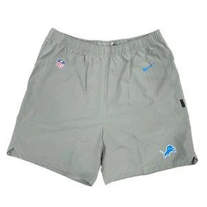 Nike OnField Detroit Lions Sideline Practice Athletic Shorts PE, Size Large NWT - Picture 1 of 5