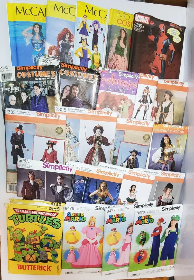 Character COSTUME Sewing Patterns #2  NEW UNCUT VINTAGE OOP  FREE SHIPPING! - Image 1 of 1