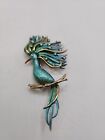 Vintage Style Of Louis Feraud Bijoux  Gorgeous Jeweled Bird 3.5 Inches Unsigned