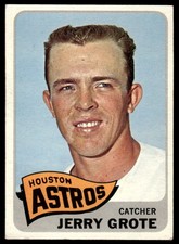 1965 TOPPS JERRY GROTE 504 VG-EX BASEBALL HOUSTON ASTROS