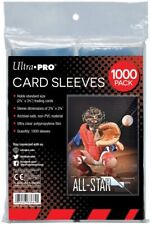 1000 Ultra Pro Clear Card Sleeves for Standard Trading Cards NEW in pack