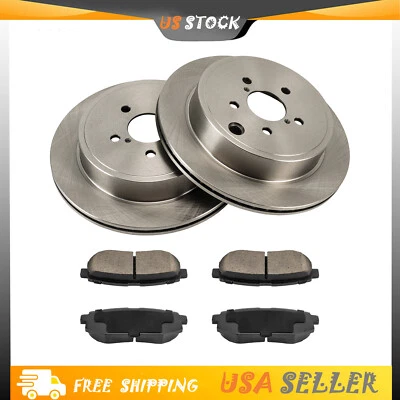 Rotores de freno traseros pastillas de cerámica para Subaru Legacy Outback 3.6R 2010 2011 2012-14 Foto 1 de 4