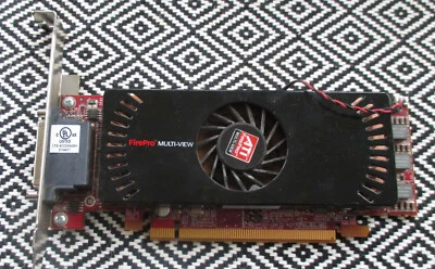 ATI FirePro2450 102-B43601 Multi View PCIe 512MB Video Card WITHOUT CABLES - Image 1 of 3
