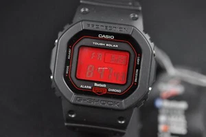 CASIO G-SHOCK Black & Red GW-B5600AR-1 Solar Radio Men's Watch New in Box - Picture 1 of 9
