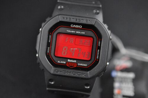 CASIO G-SHOCK Black & Red GW-B5600AR-1 Solar Radio Men's Watch New in Box