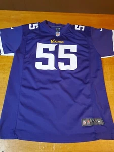 Camiseta deportiva Nike Anthony Barr MINNESOTA VIKINGS púrpura juvenil talla XL 18/20 - Imagen 1 de 12