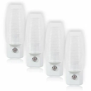 MLN-16 LED Plug in Night Light with Auto Dusk to Dawn Sensor 5 Lumens pack of 4 - Bild 1 von 12