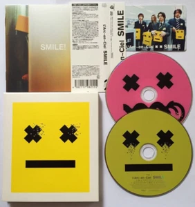 L'Arc~en~Ciel Smile JAPAN CD+DVD Digipack Limited Edition OBI Card KSCL678-9 - Picture 1 of 6