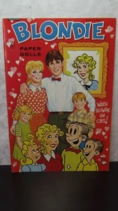 Libro muñeca de papel Blondie. Serie de televisión CBS edición autorizada, Saalfield 1968 sin cortar - Imagen 1 de 9