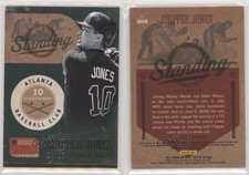 2013 Panini America's Pastime Standing O Gold /25 Chipper Jones #SO19 HOF