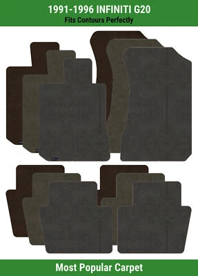 Lloyd Ultimat Front & Rear Row Carpet Mats for 1991-1996 INFINITI G20  - Image 1 of 4