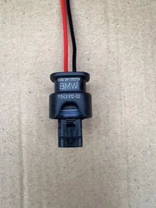 2 pin 7543312-02 PORSCHE Fuel Injector Connector Pigtail Plug For BMW VW AUDI - Picture 1 of 4