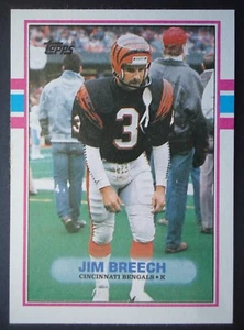 NFL 39 Jim Breech Cincinnati Bengals Topps 1989 - Bild 1 von 1