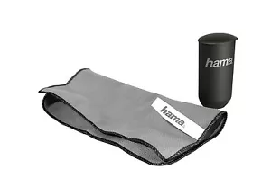 HAMA MICROFIBRE OPTICAL LENS CLEANING CLOTH 155 X 155 MM WITH PLASTIC CASE 5904 - Picture 1 of 1