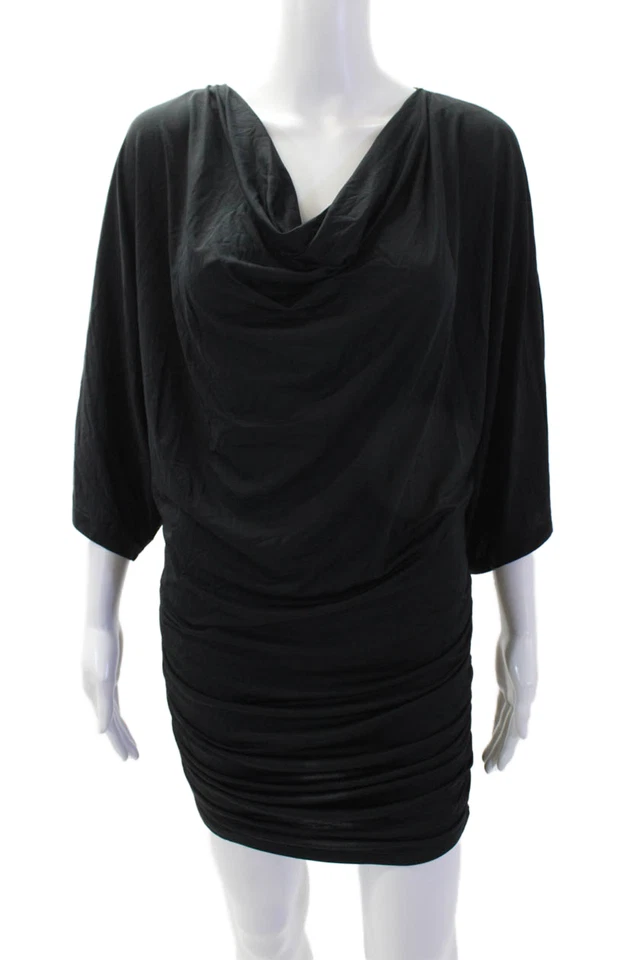Carmen Marc Valvo, Blusa Mujer Mini Encubrimiento Negro Talla S Foto 1 de 4