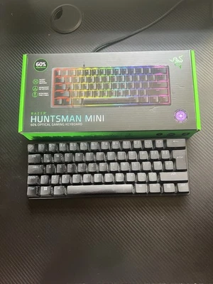 Razer Huntsman Mini 60% Optical Gaming Keyboard Black, UK English Layout - Image 1 of 4