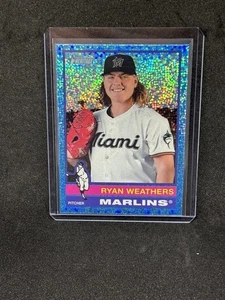 2025 Topps Heritage Chrome Light Blue Refractor Ryan Weathers #275 - Bild 1 von 2