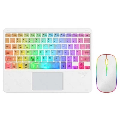 Transparent   Bluetooth Keyboard 10-Inch Backlit Bluetooth Keyboard4697 - Bild 1 von 4