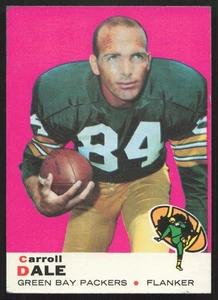 1969 Topps #77 Carroll Dale Green Bay Packers EX-EXMINT NO RESERVE! - Picture 1 of 2