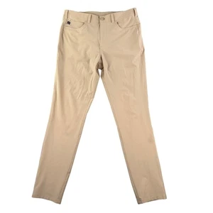 Pantalones chinos MIZZEN+MAIN para hombre 34x32 Helmsman ajustados rendimiento caqui - Imagen 1 de 9