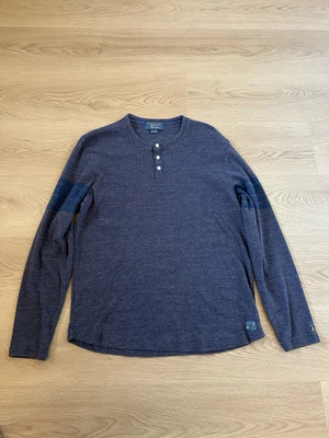 Original Penguin By Munsingwear Camisa Botón Manga Larga Para Hombre XL Púrpura Gris Azul Marino Foto 1 de 4