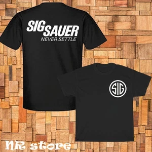 New SIG SAUER firearms logo T-Shirt Funny Size S to 5XL - Picture 1 of 4