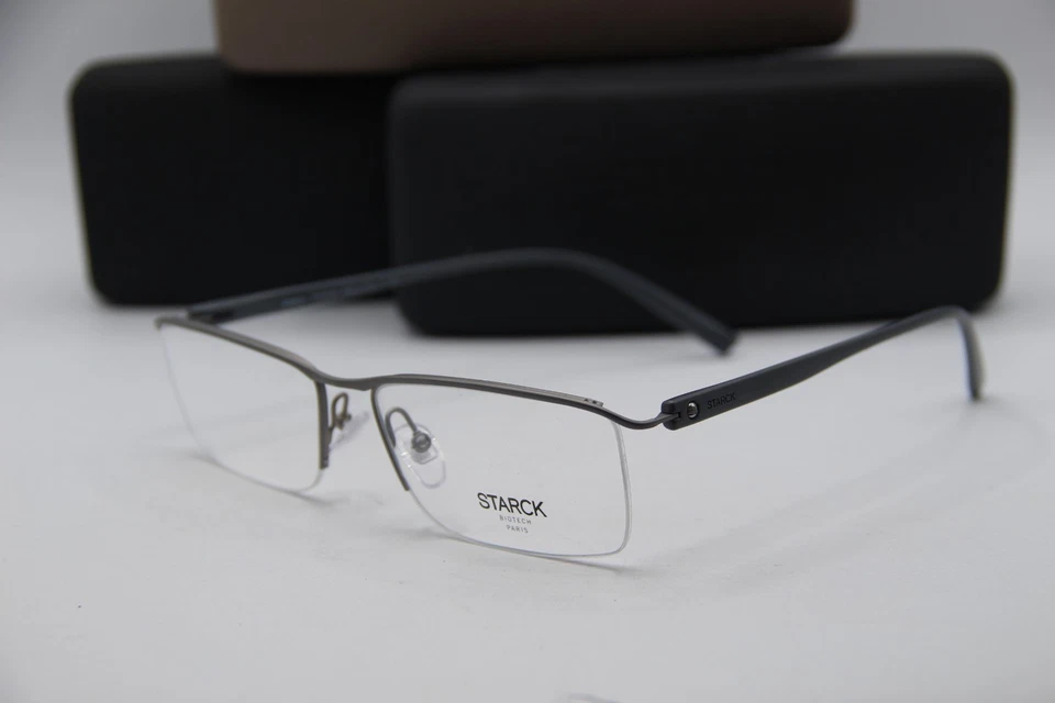 NUEVAS GAFAS STARCK EYES SH 2067-T 0003 GRISES AUTÉNTICAS CON ESTUCHE 57-17 Foto 1 de 4