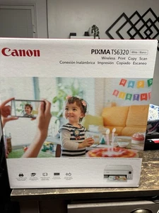 Canon Pixma TS6320 Inkjet All-in-One Printer White Sealed Never Opened - Picture 1 of 3